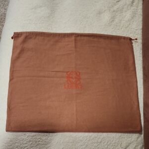 Authentic LOEWE Dust Bag in Terracotta with Logo 19 1/2" X 15 1/2"